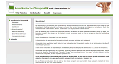 Desktop Screenshot of amerikanische-chiropraktik.org