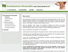 Tablet Screenshot of amerikanische-chiropraktik.org